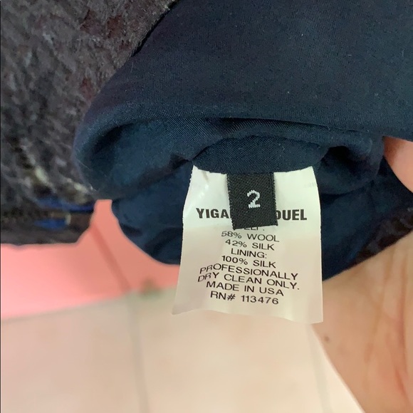 NWOT Yigal Azrouël silk zipper biz casual dress s2 - Picture 5 of 6